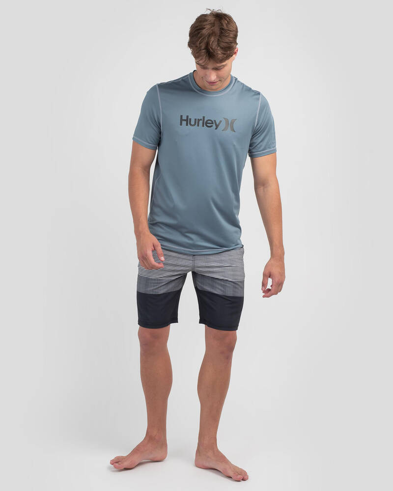 Hurley One And Only Short Sleeve Rash Vest for Mens