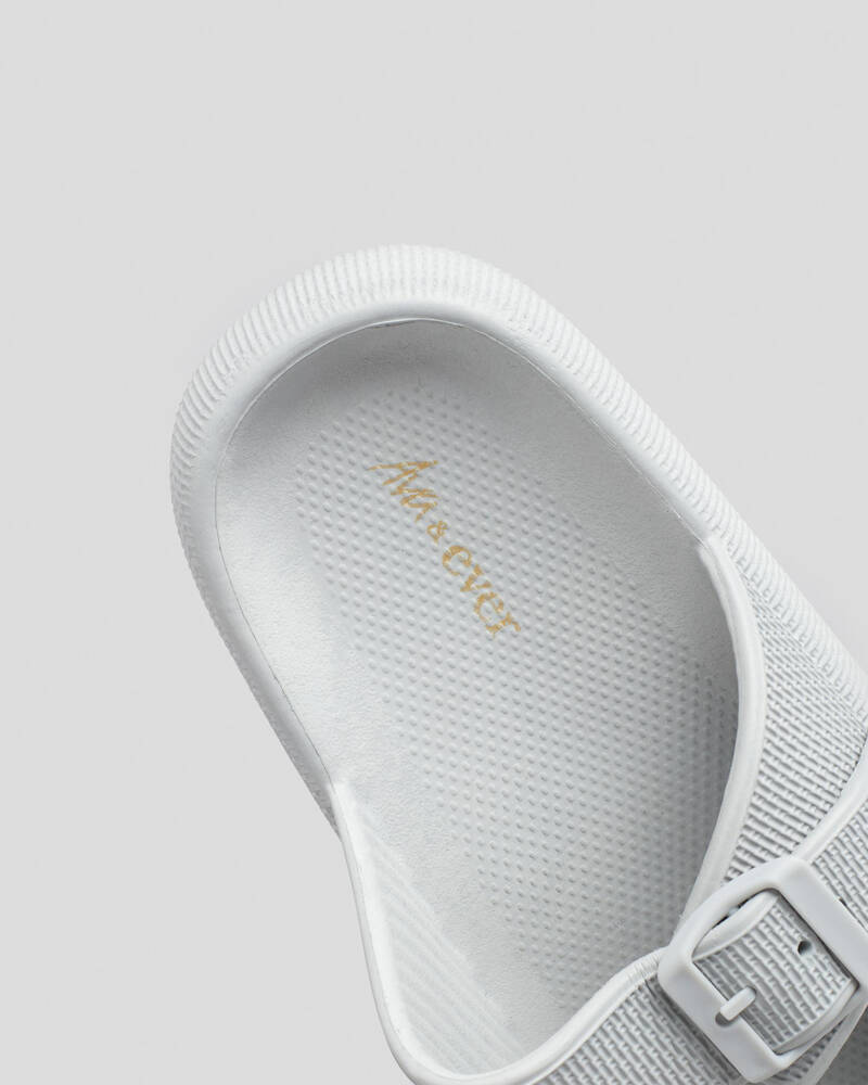 Ava And Ever Cove Double Buckle Slide Sandals for Womens