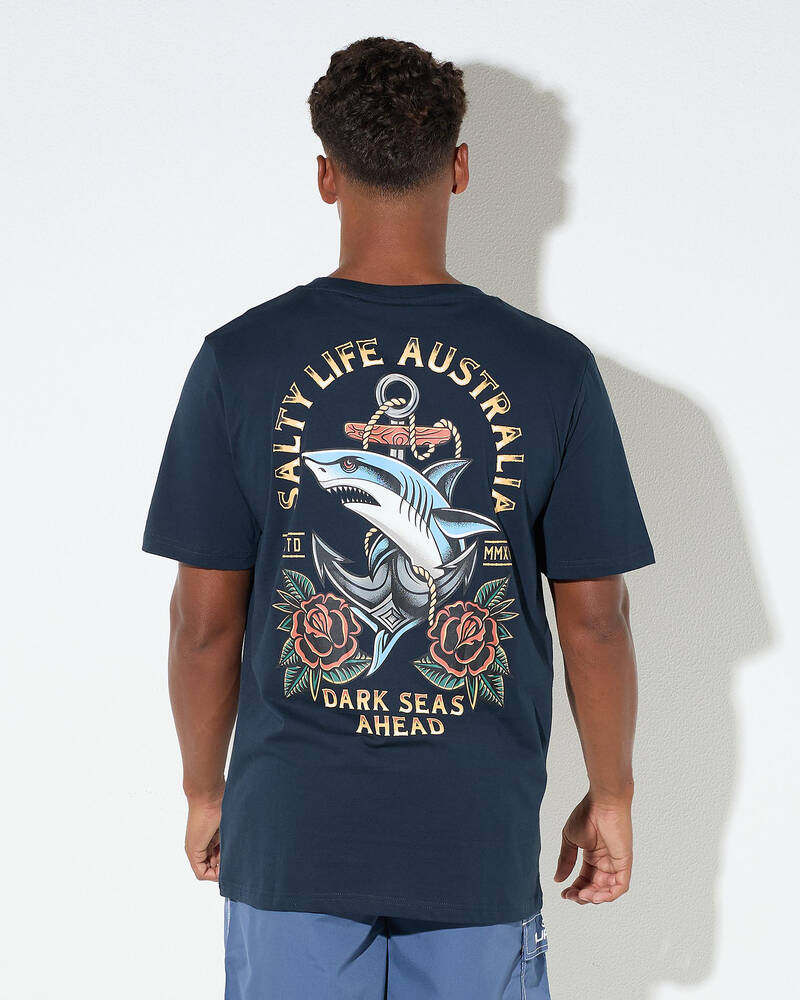 Salty Life Tide Hunter T-Shirt for Mens