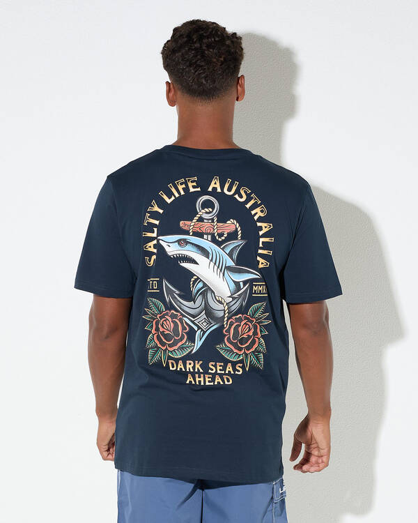 Salty Life Tide Hunter T-Shirt for Mens