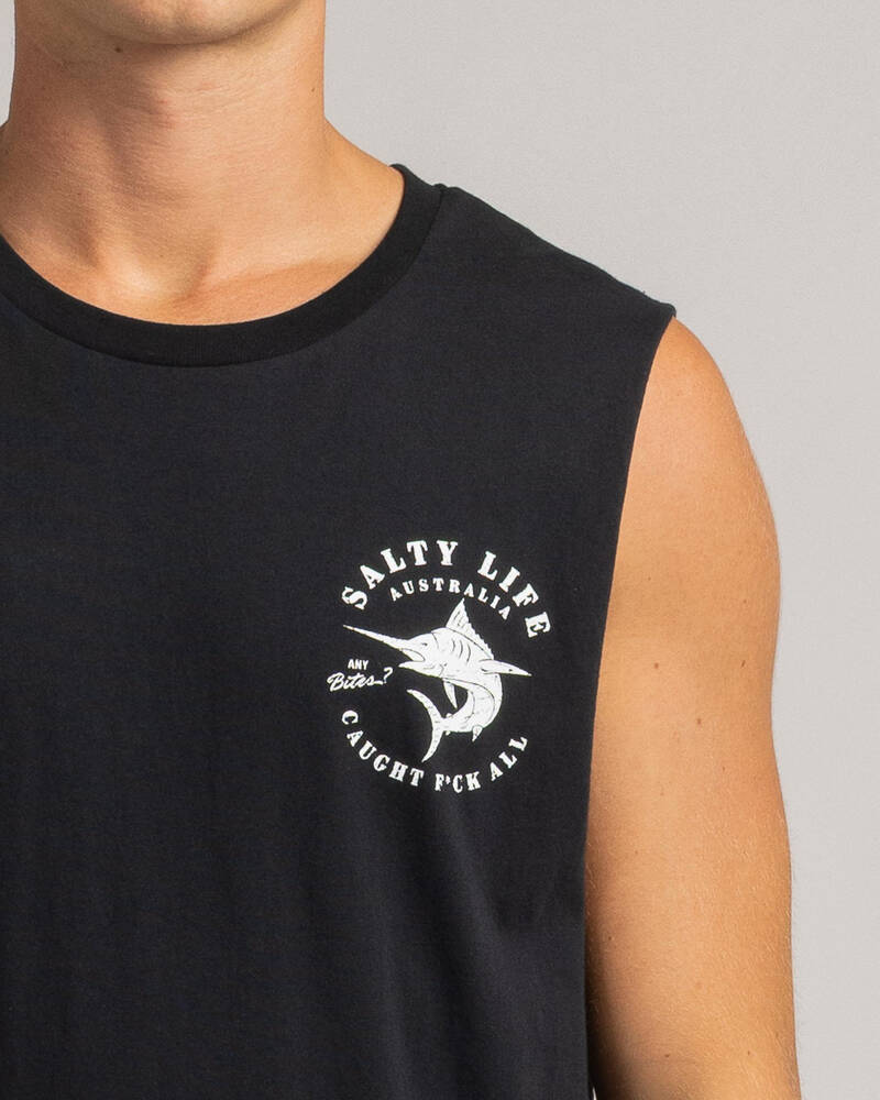 Salty Life Any Bite Muscle Tank for Mens