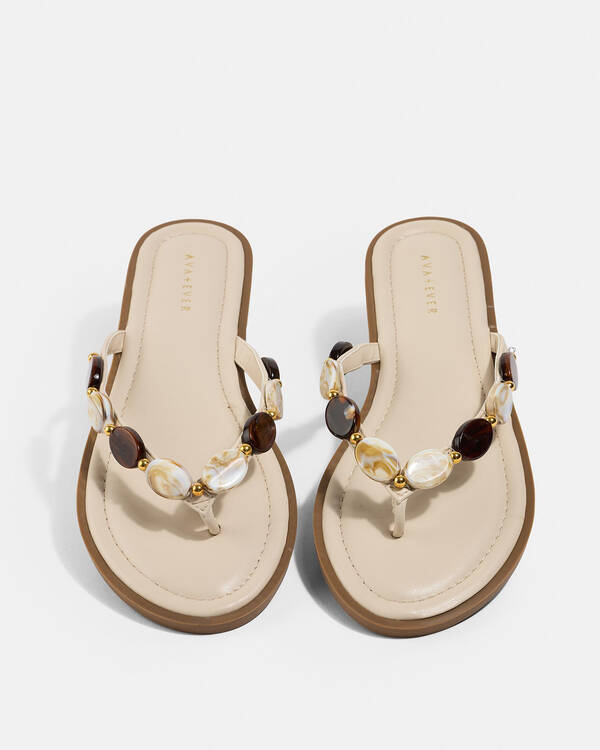 Ava And Ever Onyx Thong Sandals for Womens