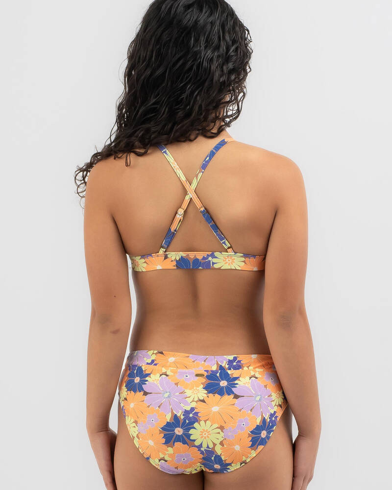 Rip Curl Girls' Surf Revival Floral Bralette Bikini Set for Womens
