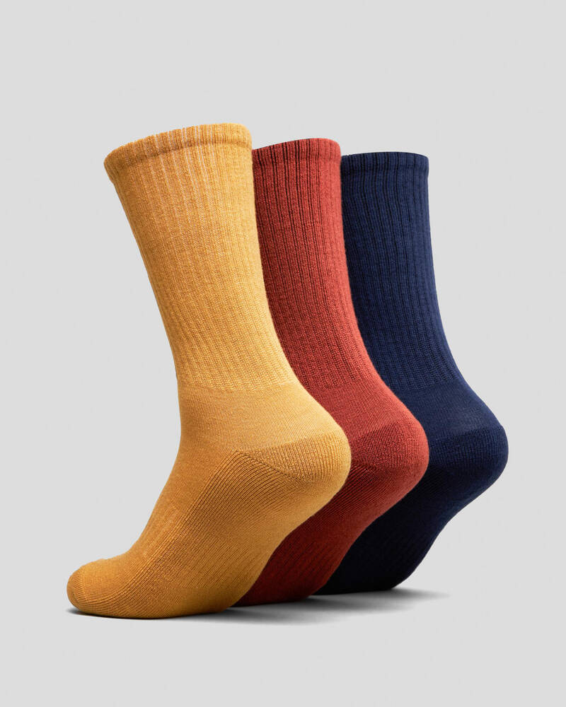 Rip Curl Icons Crew Socks 3 Pack for Mens