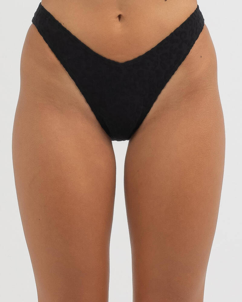 Kaiami Tyra Texture High Cut Bikini Bottom for Womens