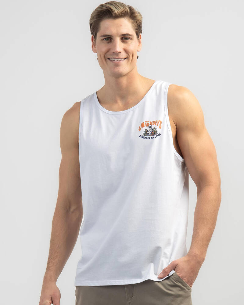 The Mad Hueys Schooner Or Later Singlet for Mens
