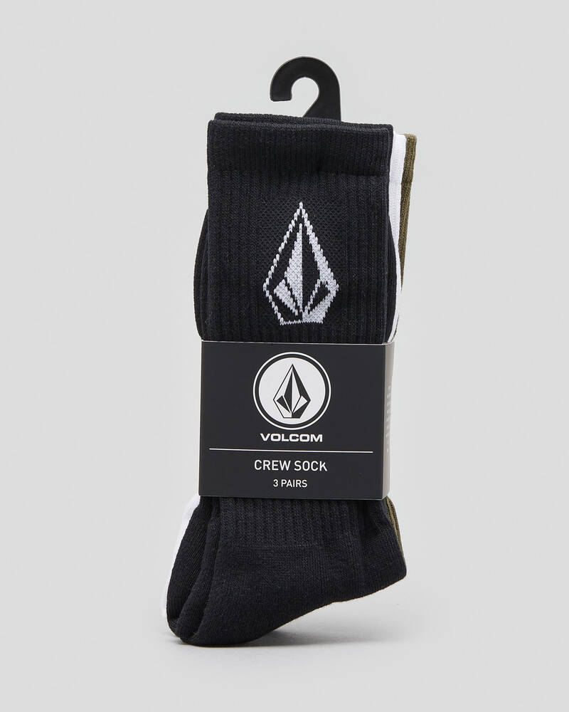 Volcom Full Stone Socks 3 Pack for Mens
