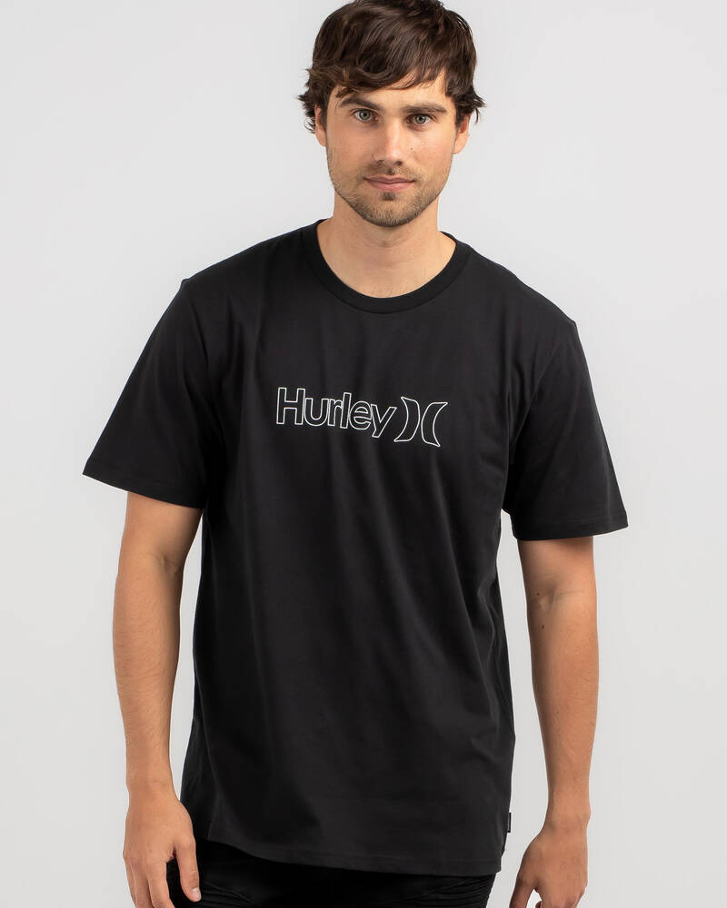 Hurley Outline T-Shirt for Mens