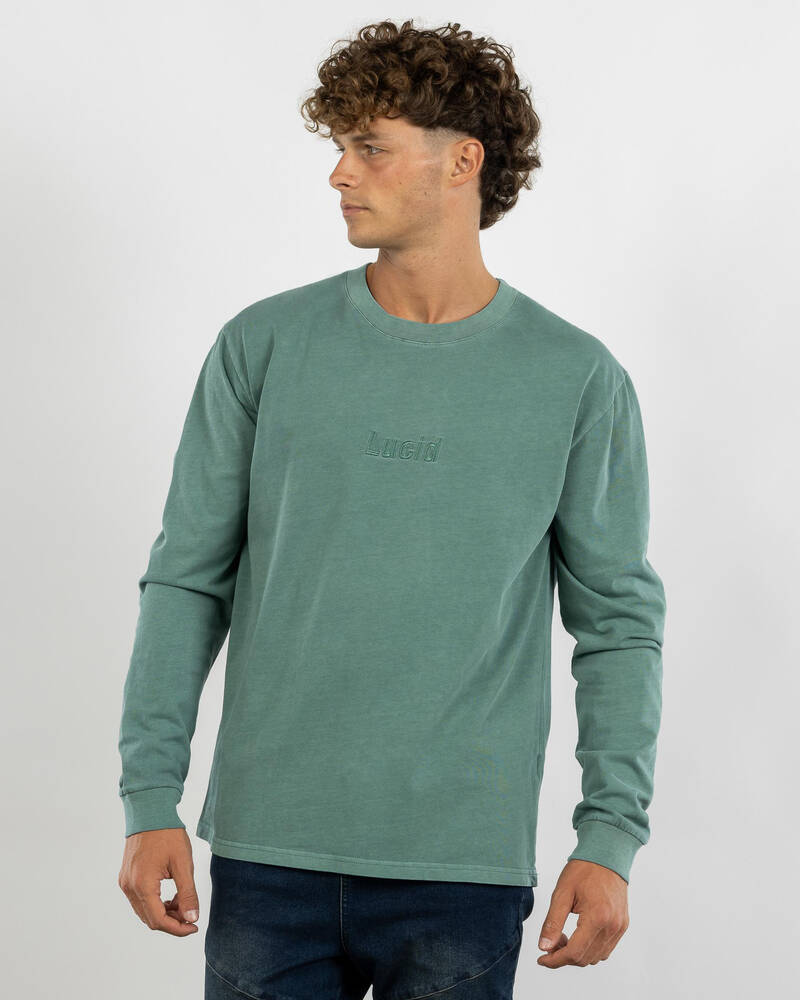Lucid Border Long Sleeve T-Shirt for Mens