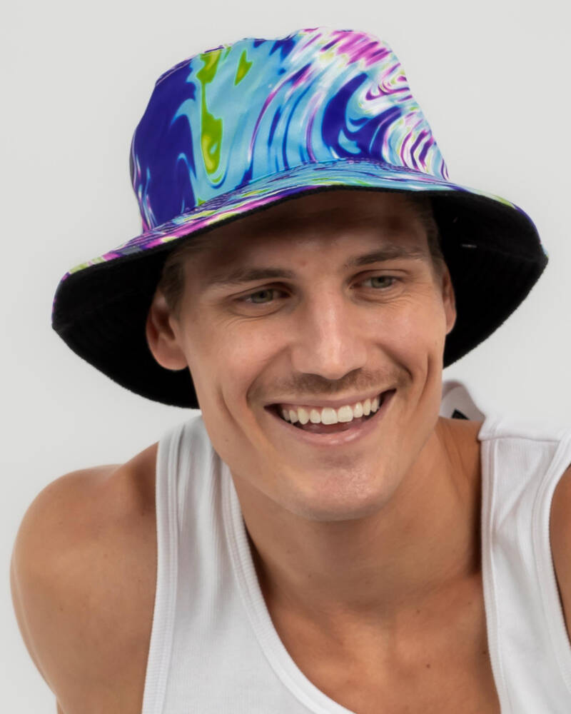 Sanction Stargaze Reversible Bucket Hat for Mens