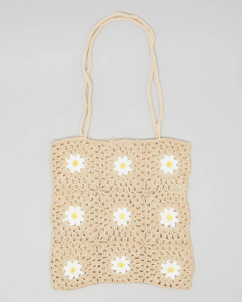 Mooloola Flora Crochet Bag for Womens