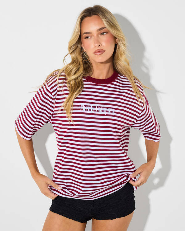Primitive Stripe Square T-Shirt