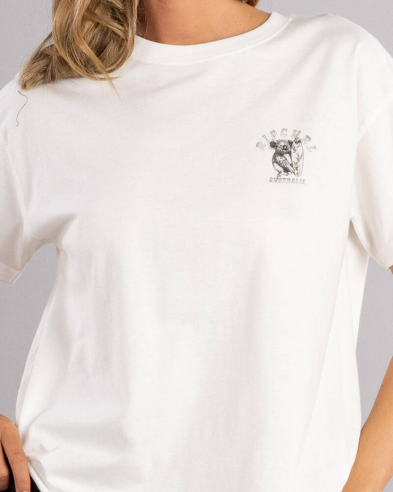 Rip Curl Koala Grip Relaxed Fit T-Shirt for Womens