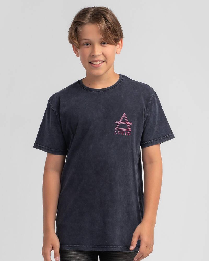 Lucid Boys' Geomet Dimension T-Shirt for Mens