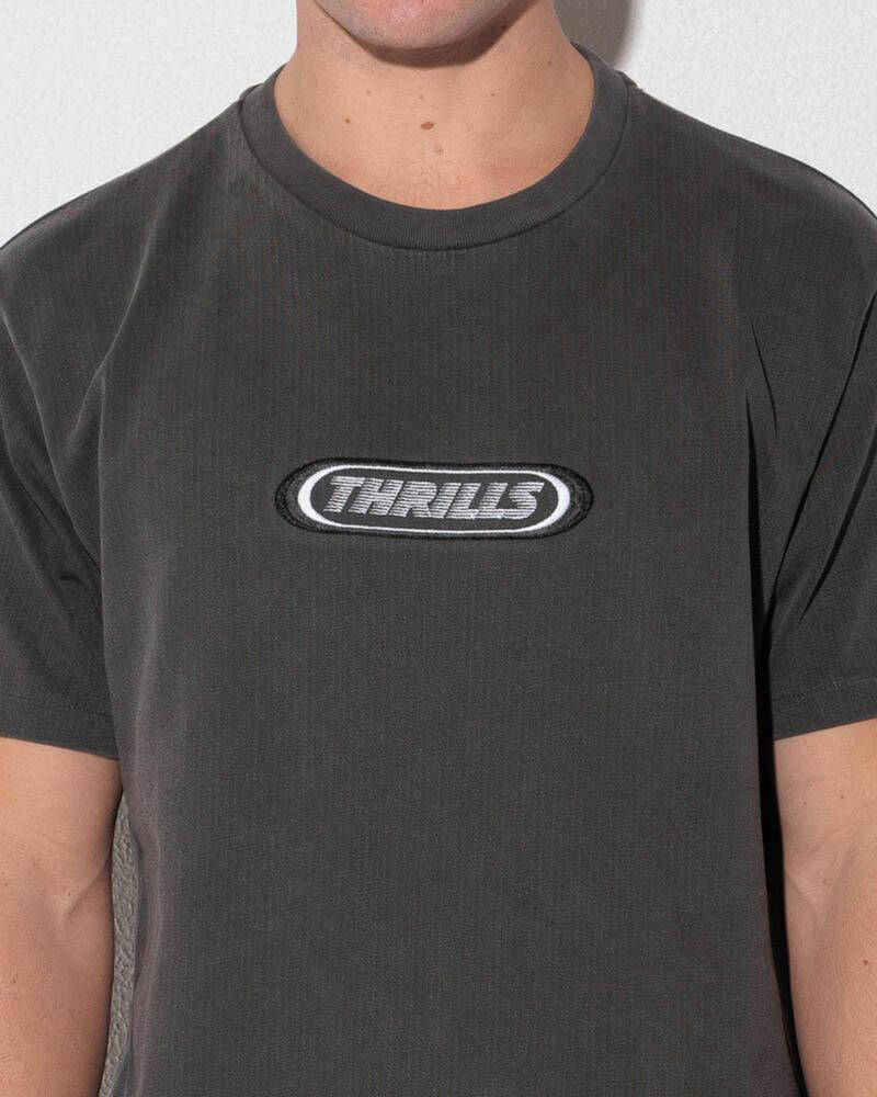 Thrills Built To Win Embro Merch Fit T-Shirt for Mens