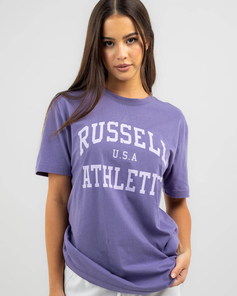 Russell Athletic Arch Logo T-Shirt for Womens