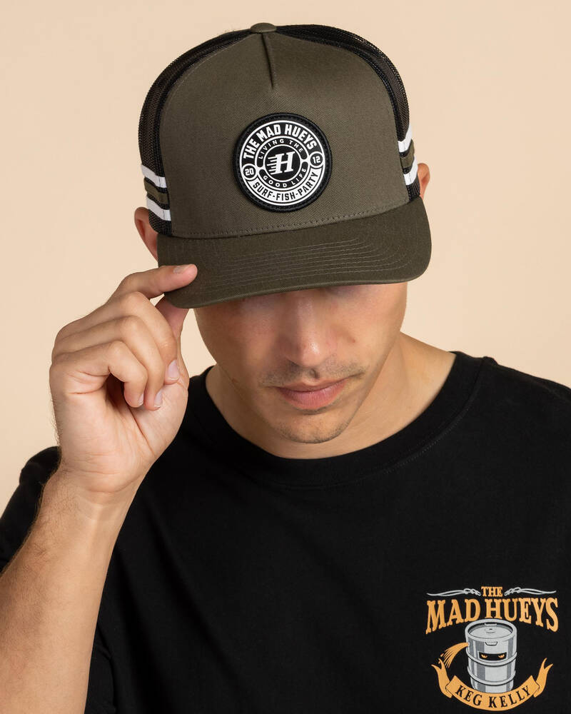 The Mad Hueys Hueys Good Life Trucker Cap for Mens
