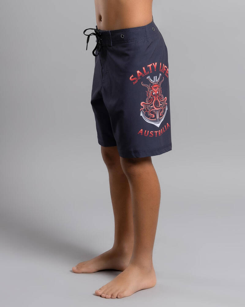 Salty Life Boys' Sticky Fingers Board Shorts for Mens