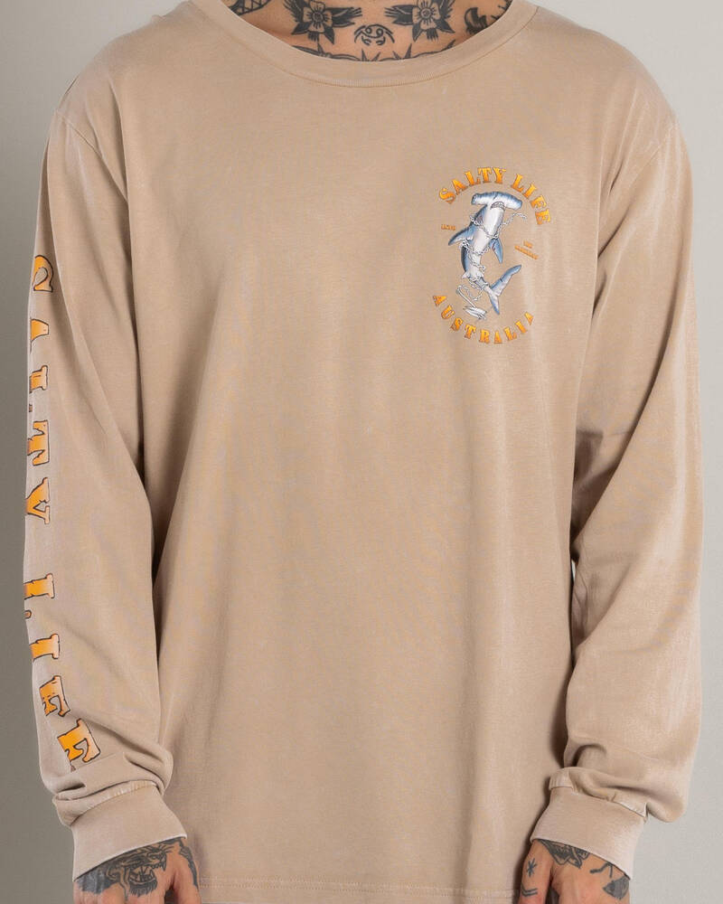Salty Life Force Long Sleeve T-Shirt for Mens