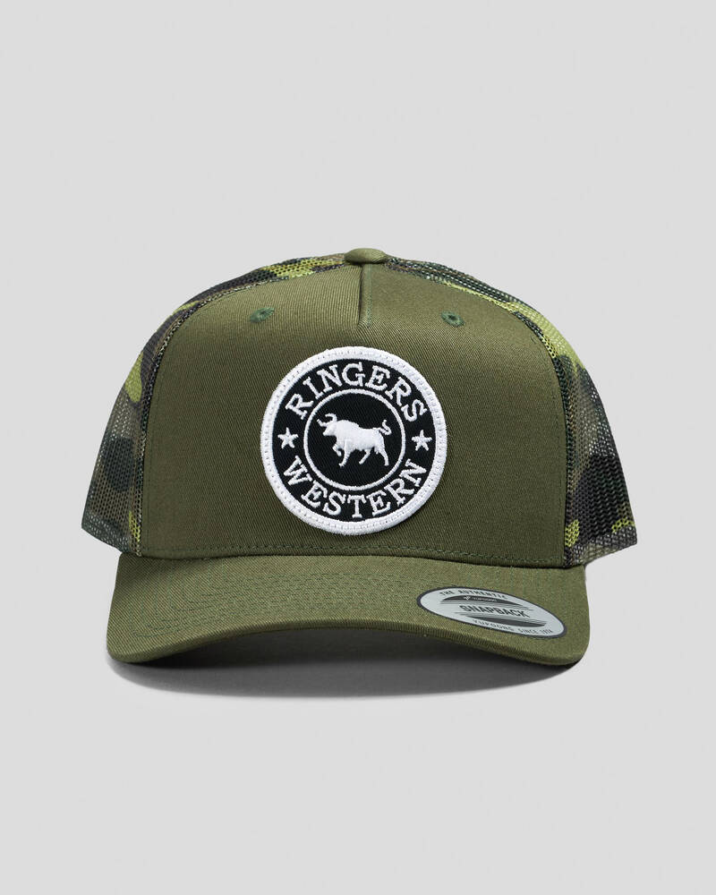 Ringers Western Boys' Signature Bull Trucker Cap for Mens