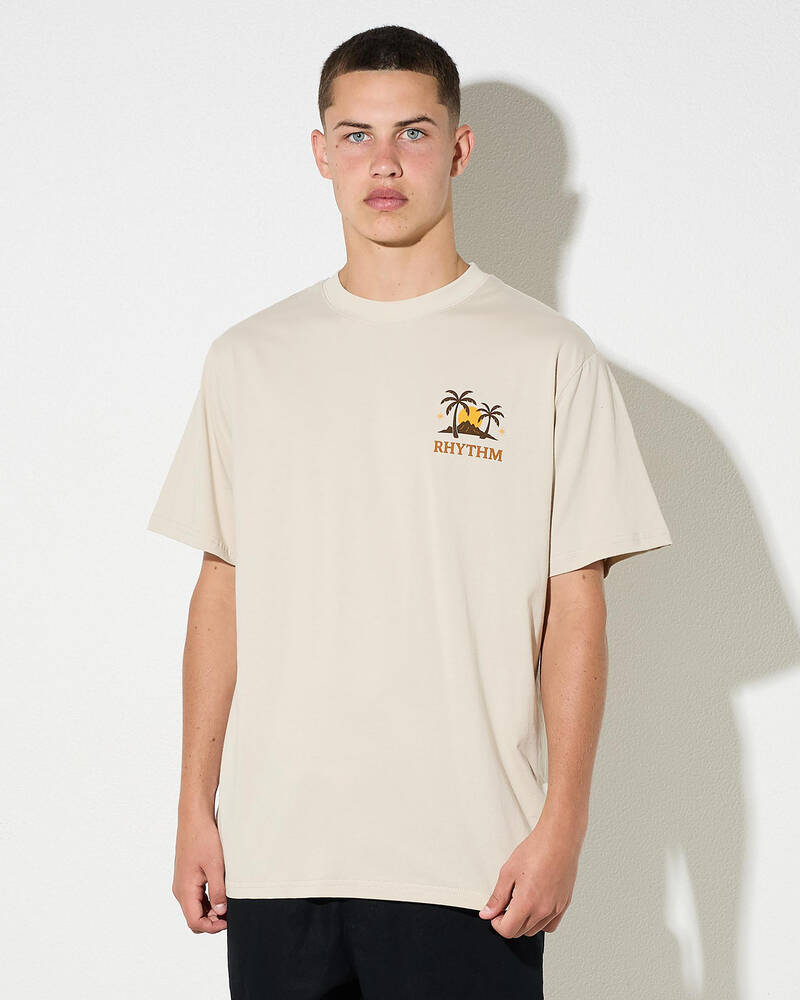Rhythm Sunset Palm T-Shirt for Mens