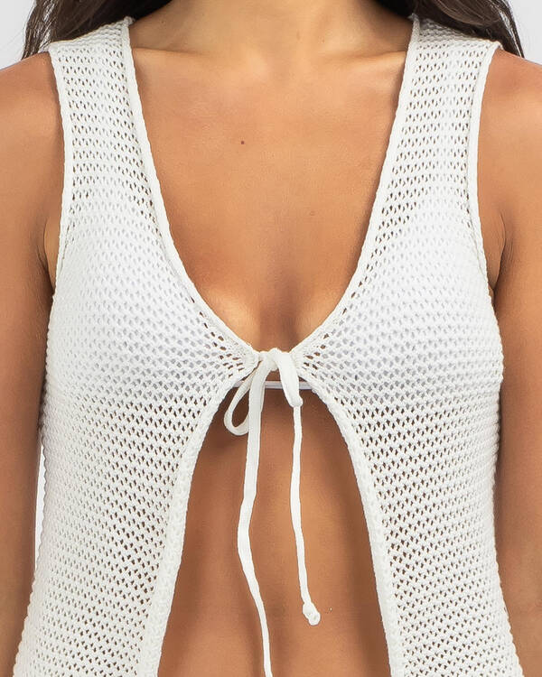 Ava And Ever Kerr Crochet Tie Top for Womens