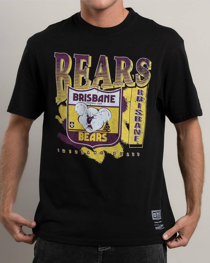 Mitchell & Ness Brisbane Bears AFL Brush Off T-Shirt for Mens
