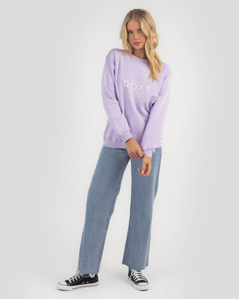 Roxy Surf Stoked Crewneck Sweatshirt for Womens