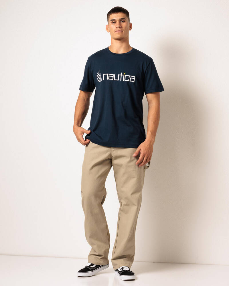 NAUTICA Lowercase Logo T-Shirt for Mens