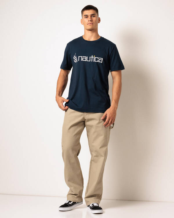 NAUTICA Lowercase Logo T-Shirt for Mens
