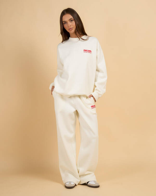 Rip Curl Surf Puff Heritage Crewneck Sweatshirt for Womens