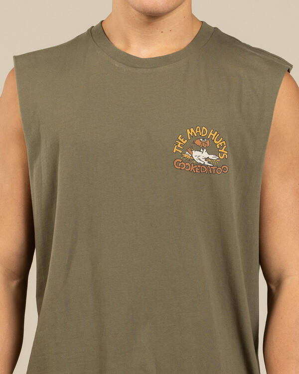 The Mad Hueys Cookedatoo Trio Muscle Tank for Mens