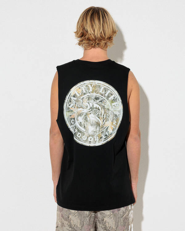 Salty Life Shadow Reel Muscle Tank for Mens
