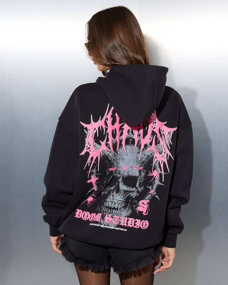 Kiss Chacey Women's Glitch Oversized Hoodie for Womens