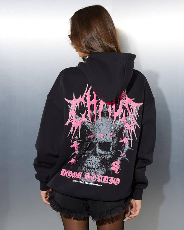 Kiss Chacey Women's Glitch Oversized Hoodie for Womens
