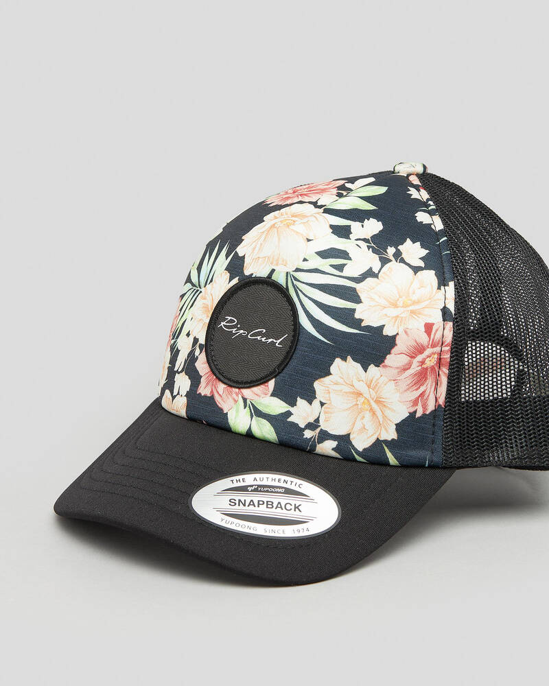 Shop Rip Curl Sol Seeker Trucker Cap In Black Fast Shipping Easy Shop Rip Curl Sol Seeker Trucker Cap In Black Fast Shipping Easy