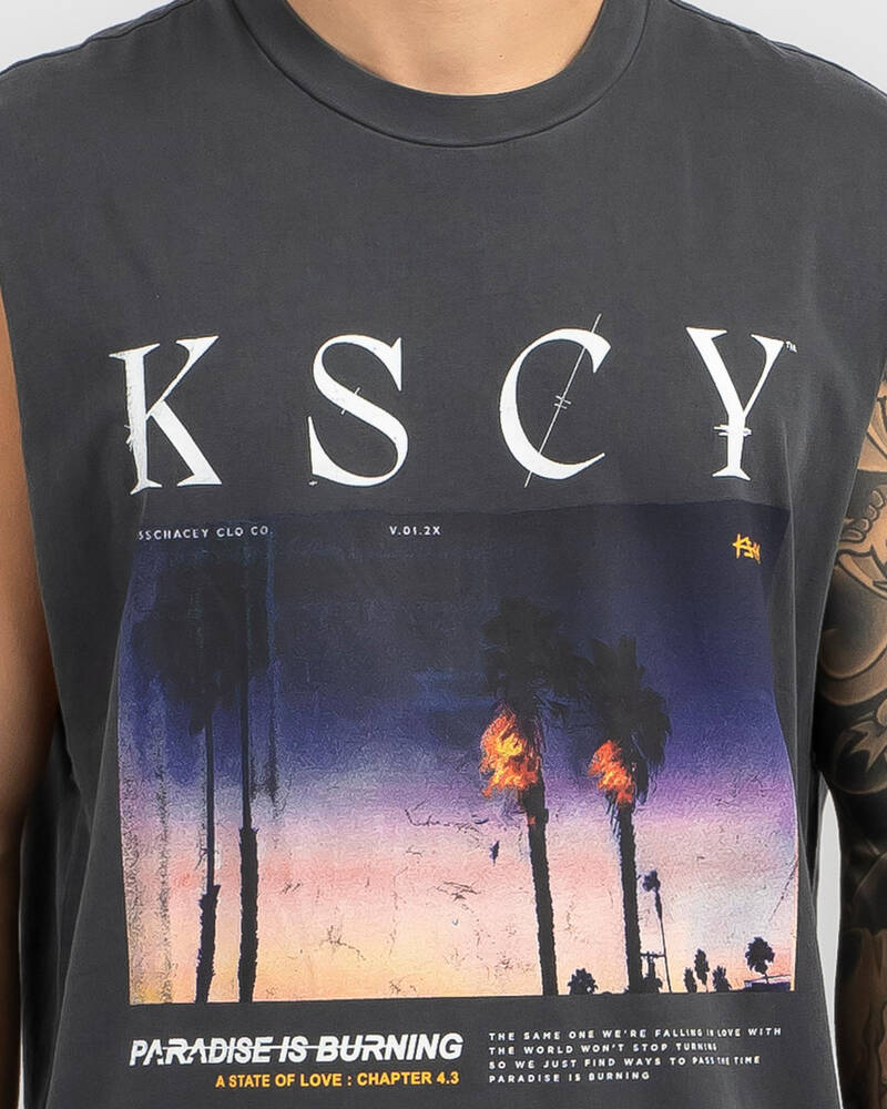 Kiss Chacey Shine Relaxed Fit Muscle Tank for Mens