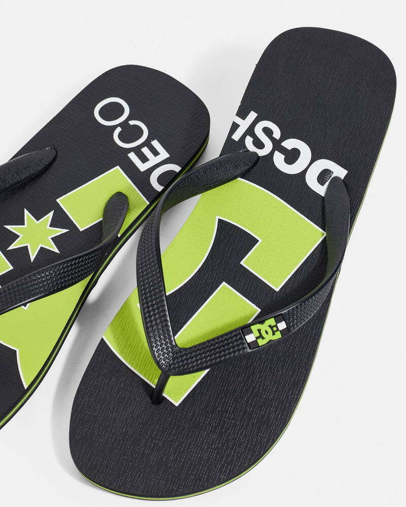 DC Shoes Spray Graffik Thongs for Mens