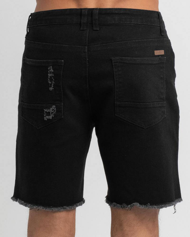 Lucid Expose Denim Shorts for Mens