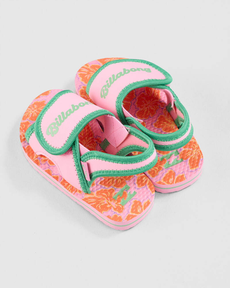 Billabong Todderls' Groms Happy Hibiscus Slide for Womens