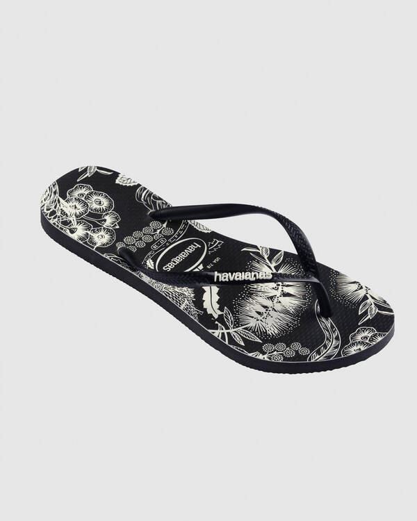 Havaianas Slim B&W Native Thongs for Womens
