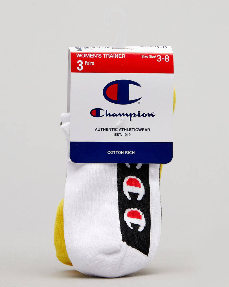Champion Womens ID Collection Tape No Show Sock Pack for Womens
