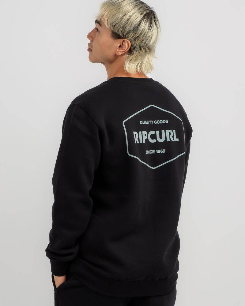 Rip Curl Stapler Crew Sweatshirt for Mens