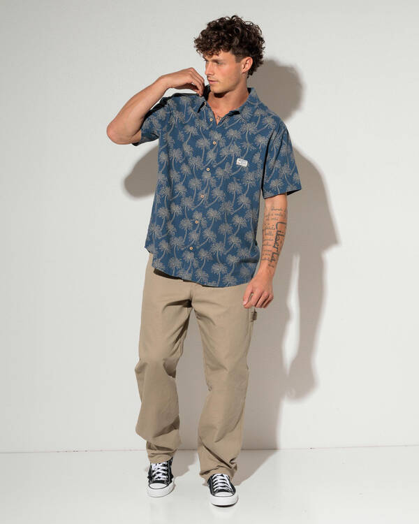 RVCA Exotica Short Sleeve Shirt for Mens