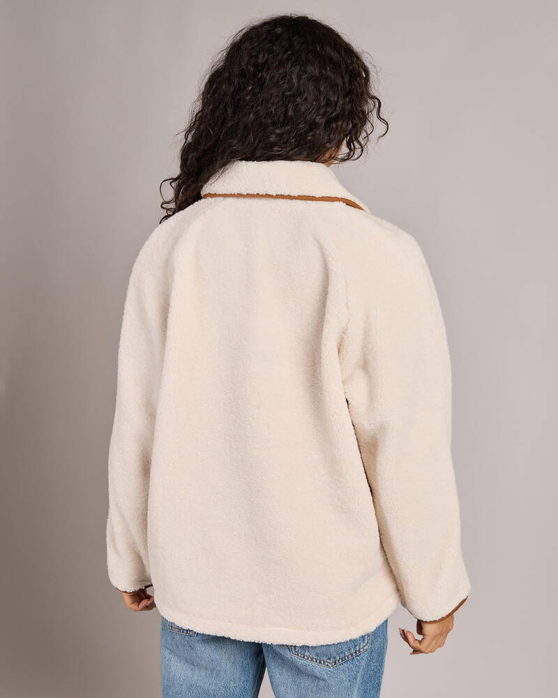 Rhythm Snowy Sherpa Jacket for Womens