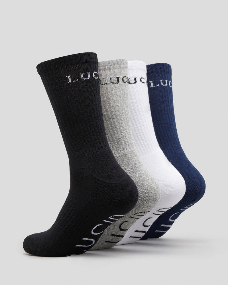 Lucid Cinque Socks 4 Pack for Mens