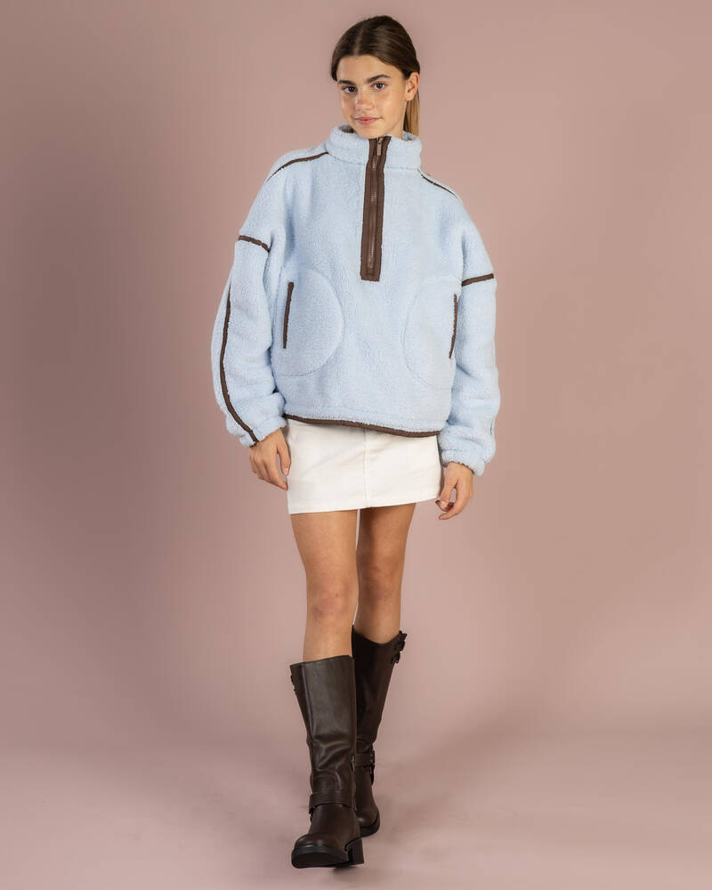 Mooloola Girls Summit Quarter Zip Polar Fleece for Womens