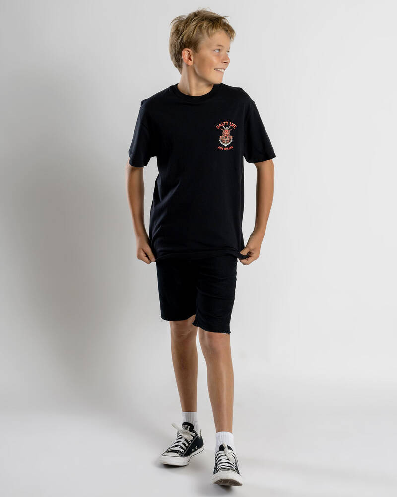 Salty Life Boys' Sticky Fingers T-Shirt for Mens