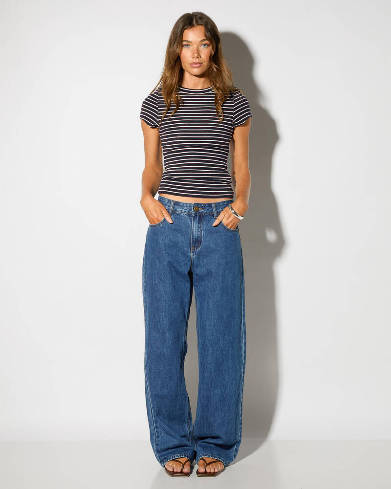 DESU Icon Straight Leg Jeans for Womens