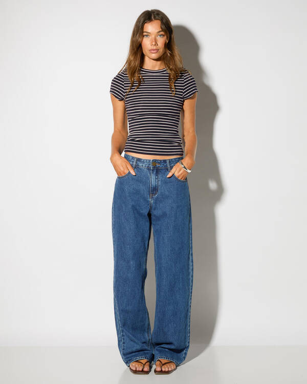 DESU Icon Straight Leg Jeans for Womens